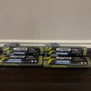 4 BRAND NEW! Hyper 100-Round Reload Canister! 400 total rounds!